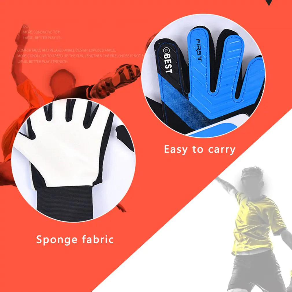 Children's Football Goalkeeper Anti-Slip Latex Gloves