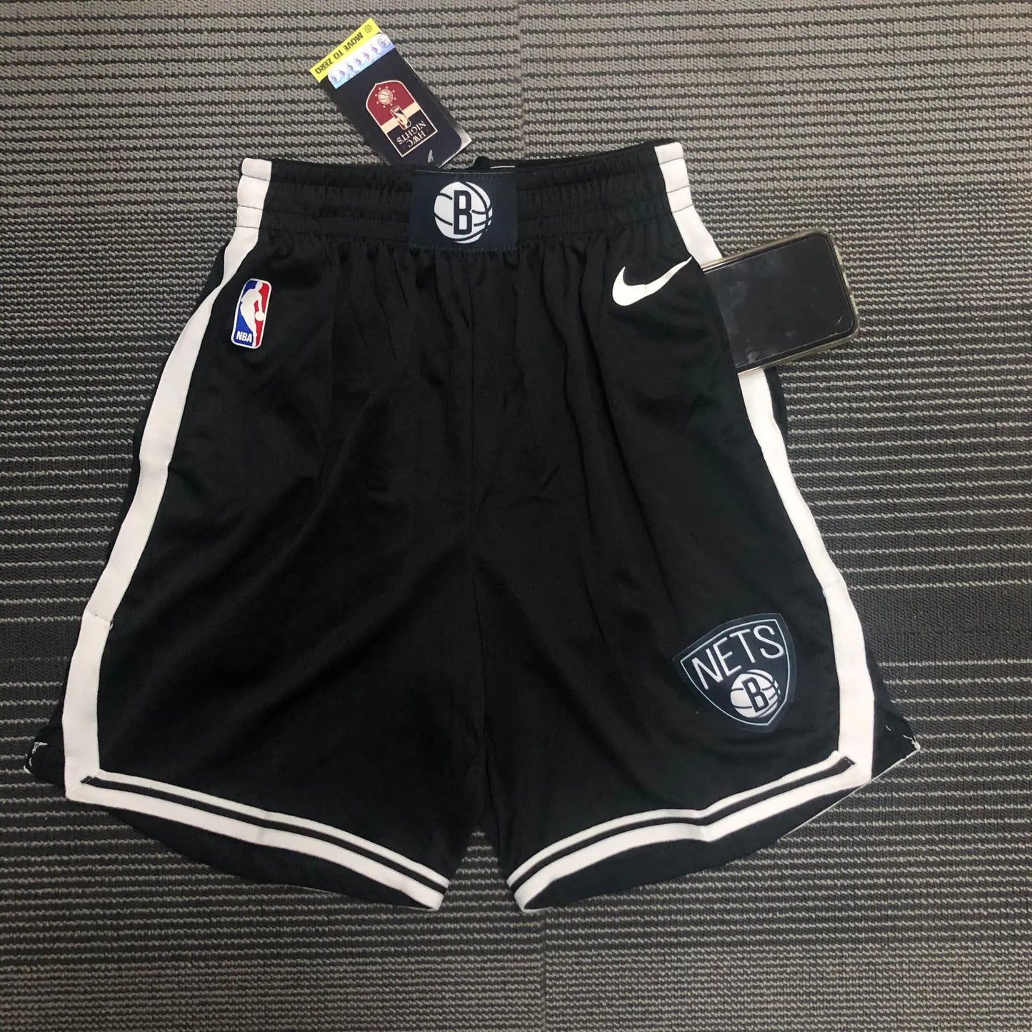 Brooklyn Nets V-Neck Black/White NBA Jerseys (Sleeveless)