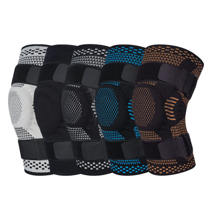 Men's Silicone Knee Brace for Sports and Fitness