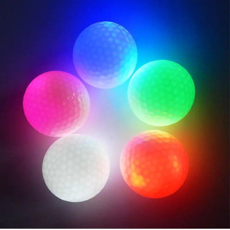 Glowing Golf Balls - LED Light-Up Golf Balls