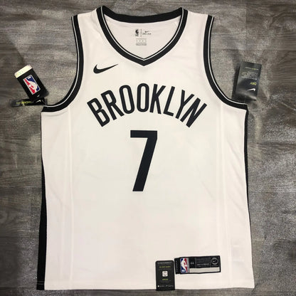 Brooklyn Nets V-Neck Black/White NBA Jerseys (Sleeveless)