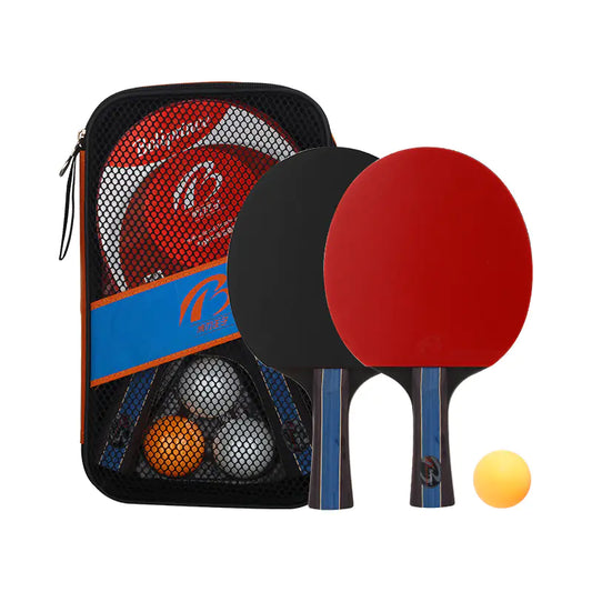 Student Table Tennis Paddle Set with 3 Balls and 2 Paddles