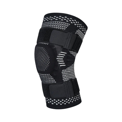 Men's Silicone Knee Brace for Sports and Fitness