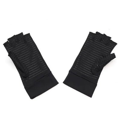 Copper Ion Half-Finger Gloves for Sports and Fitness