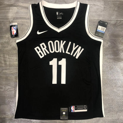 Brooklyn Nets V-Neck Black/White NBA Jerseys (Sleeveless)