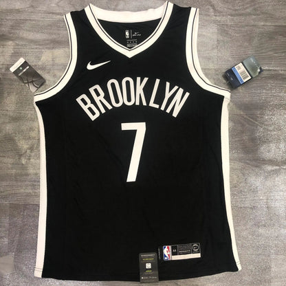 Brooklyn Nets V-Neck Black/White NBA Jerseys (Sleeveless)