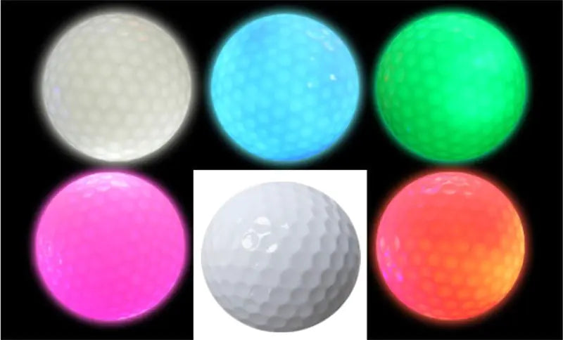 Glowing Golf Balls - LED Light-Up Golf Balls